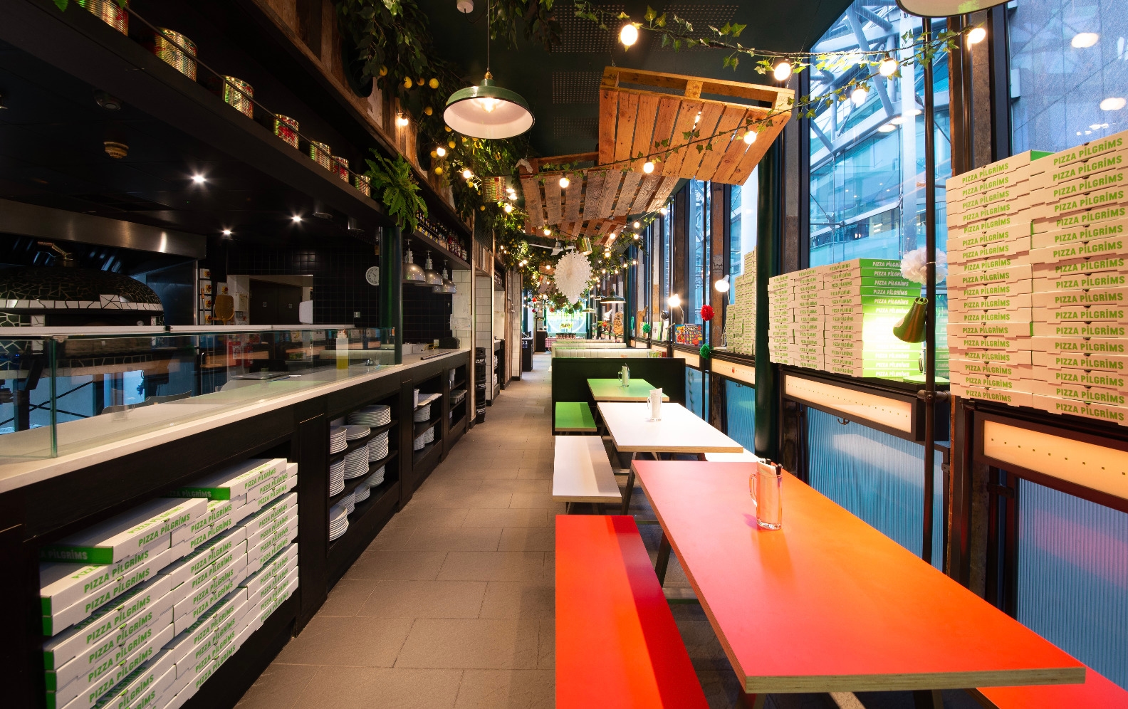 Photo of Pizza Pilgrims Liverpool Street, Xmas At Pizza Pilgrims Liverpool Street