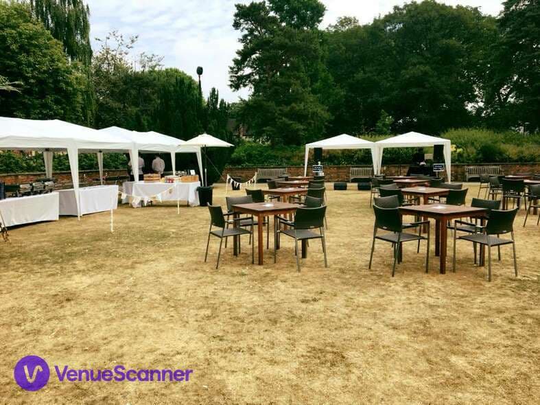 Front Lawn & Moat Terrace, Tudor Barn Eltham photo #3