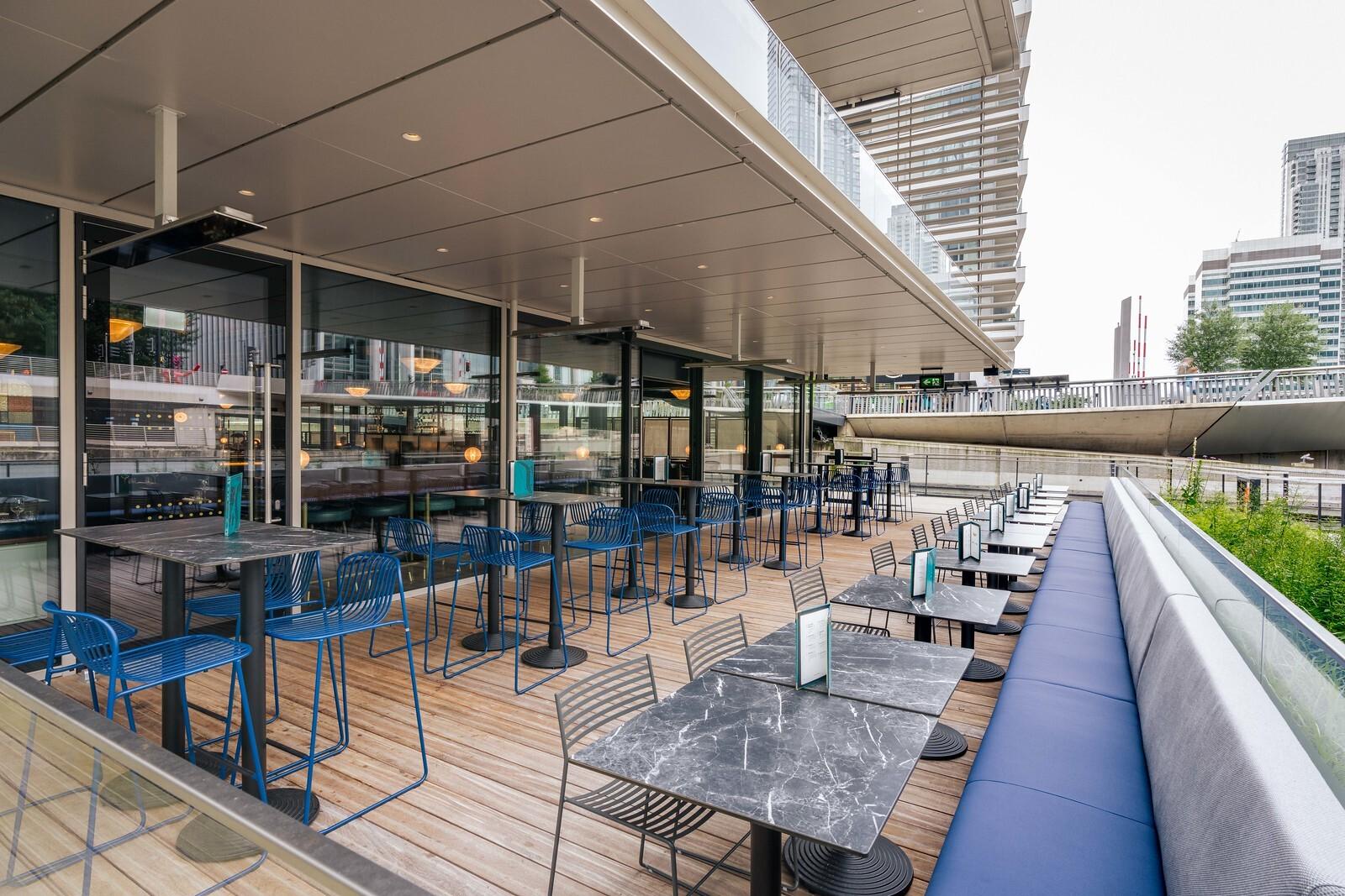 Hawksmoor Wood Wharf, Hawksmoor Bar Summer Terrace photo #3