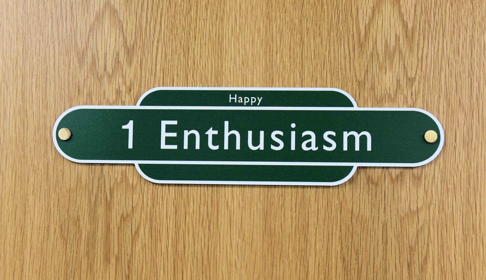 Room 1, 'Enthusiasm'