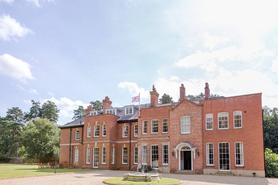 Photo of Woodhall Spa Manor, Outside Wedding Ceremony