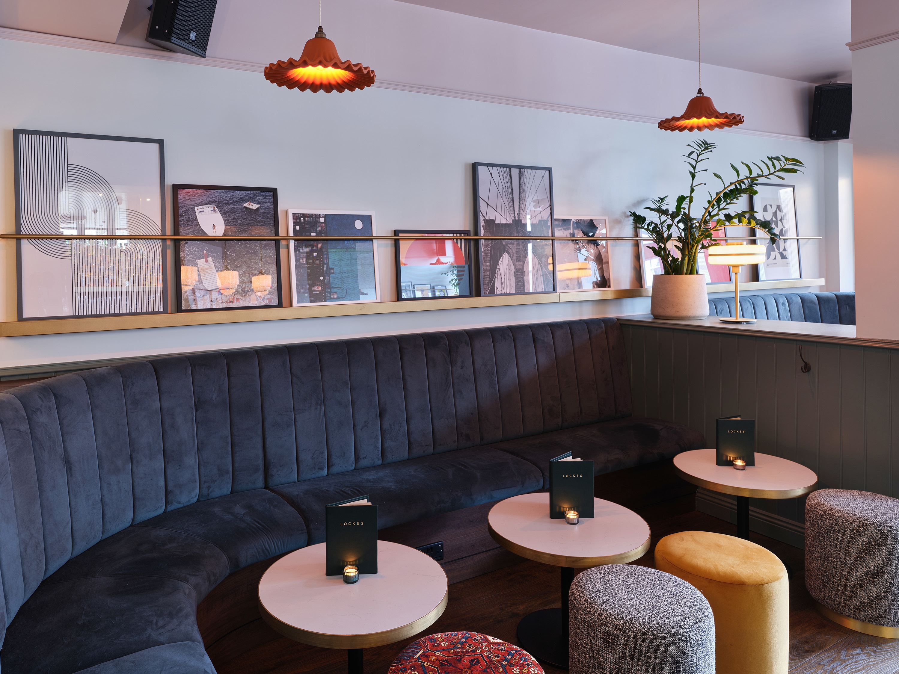 Photo of LOCKES Bar Battersea Rise, Middle Booth For 30 Guests
