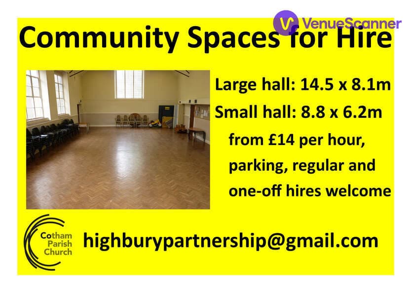 Large Hall, Cotham Parish Church Halls photo #2