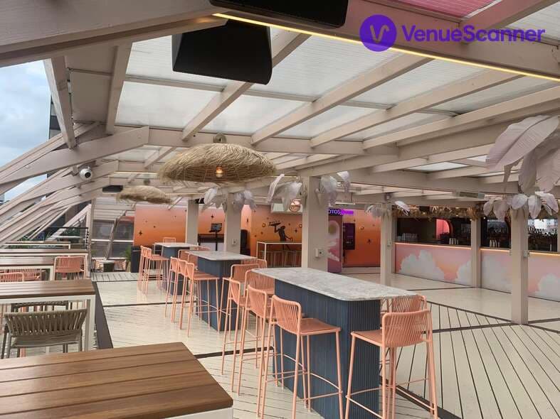 Circe's Corner With Additional Shared Space In Olympus Bar, Circe's Rooftop Waterloo photo #2