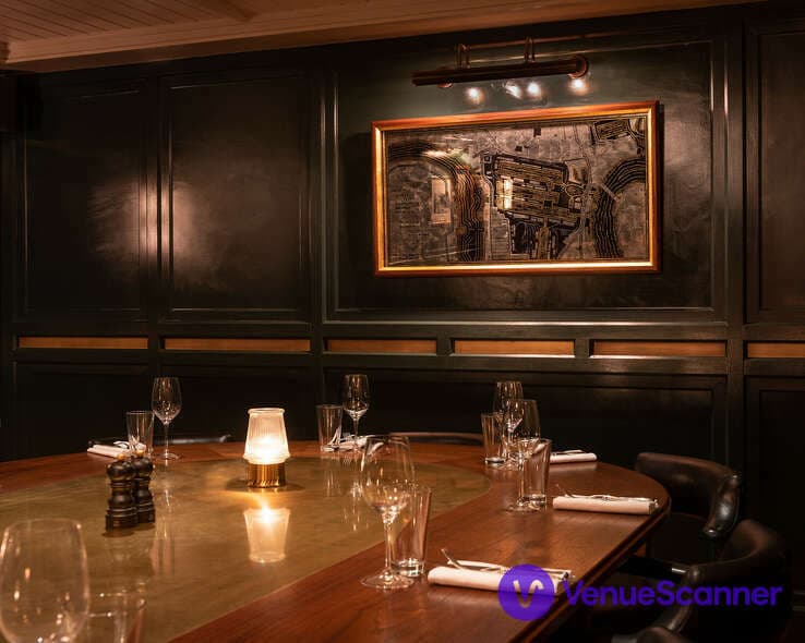Queenie Watts Private Dining Room, Hawksmoor Wood Wharf photo #3