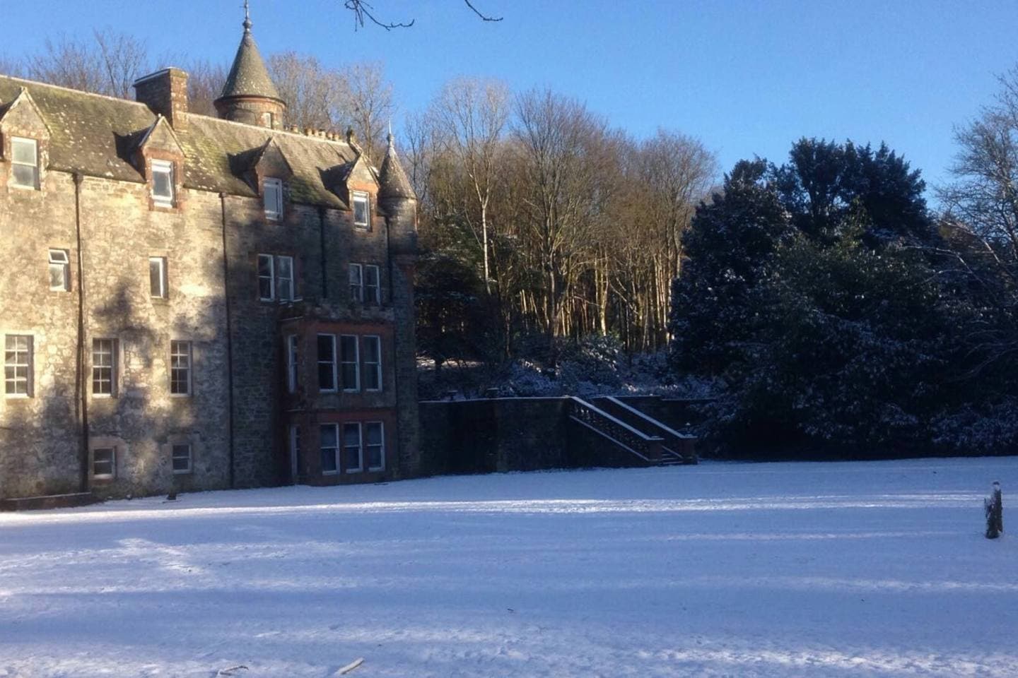 Machermore Castle South Lawn