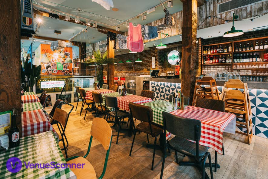 Full Venue Hire & Terrace, Pizza Pilgrims Canary Wharf photo #1