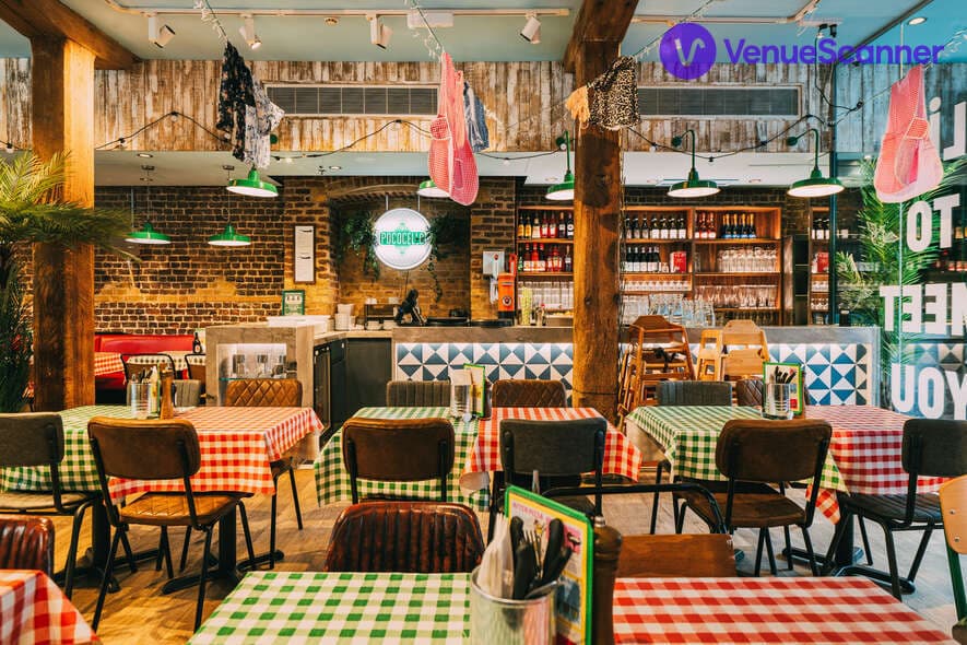 Full Venue Hire & Terrace, Pizza Pilgrims Canary Wharf photo #2