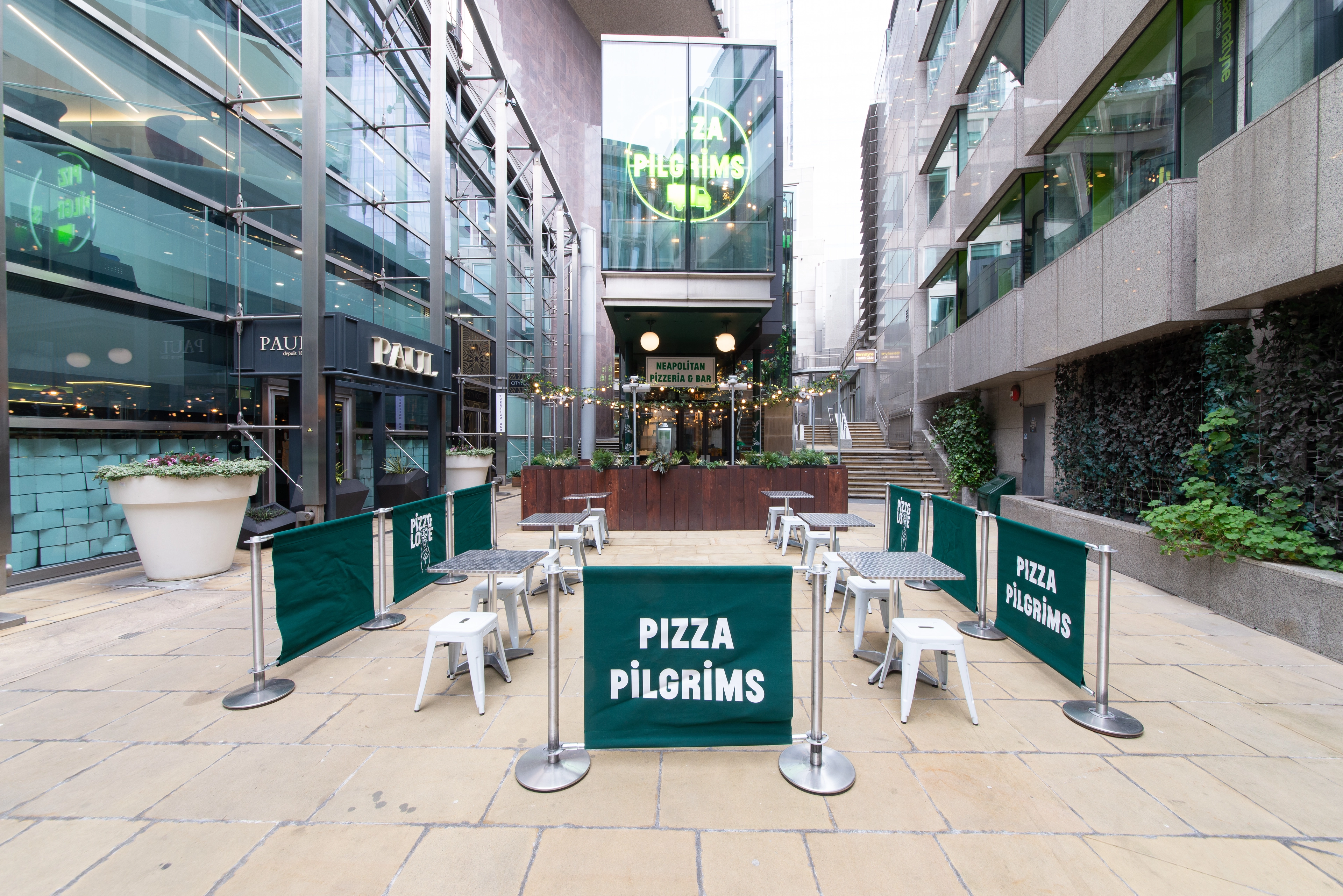 Photo of Pizza Pilgrims Liverpool Street, Semi Private Bar Area