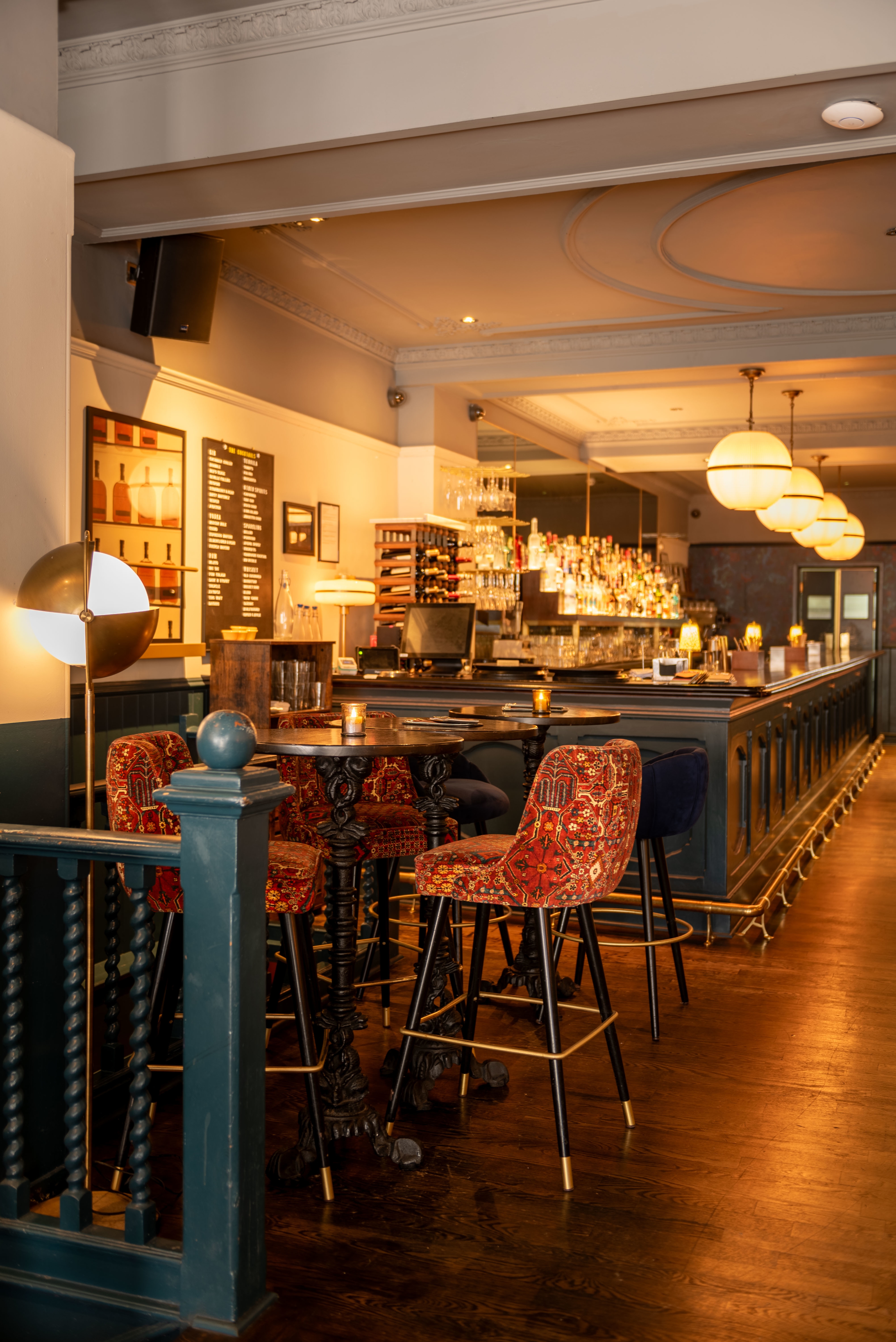 Photo of LOCKES Bar Covent Garden, Green Sofa Area