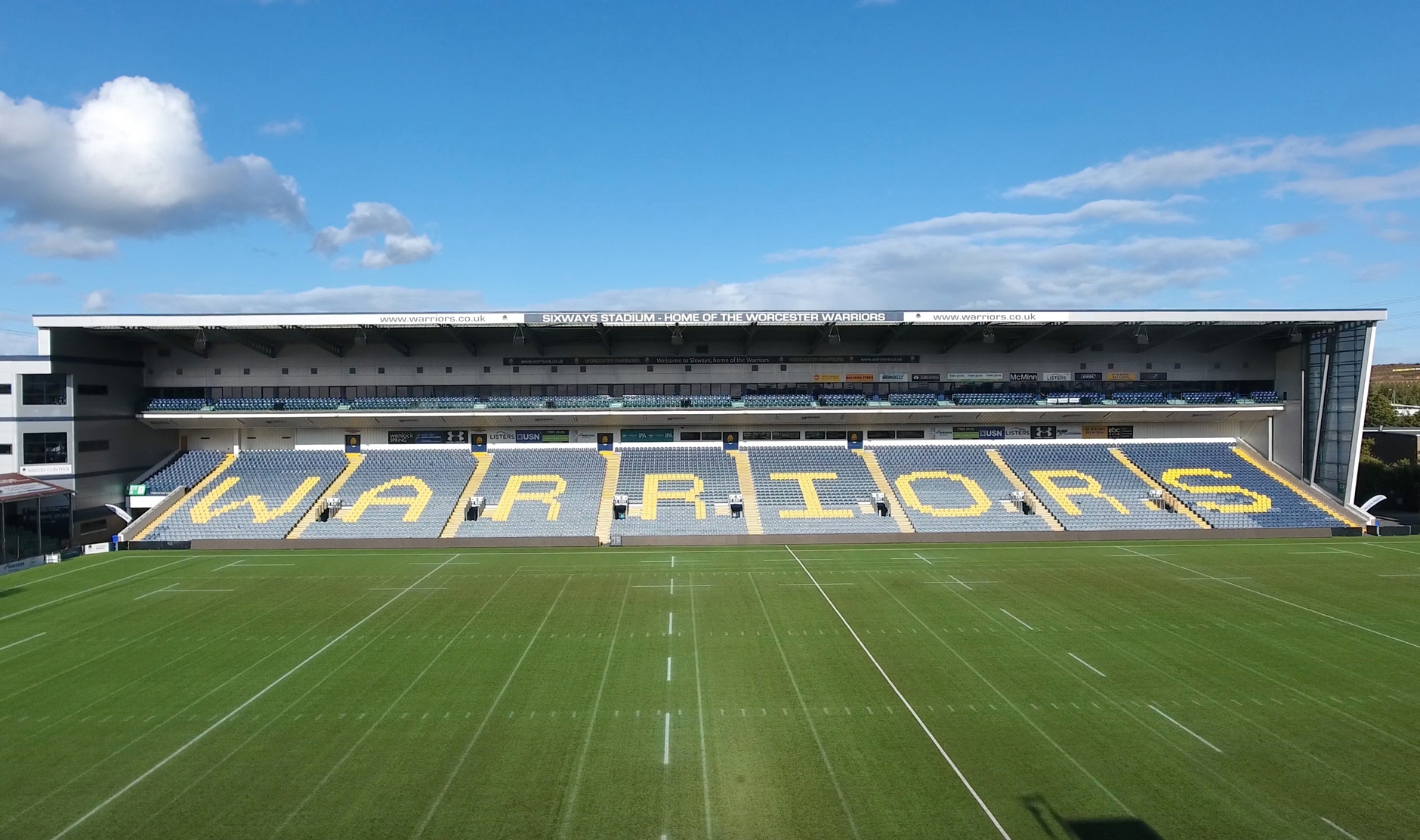 Photo of Sixways Stadium Worcester, East Stand