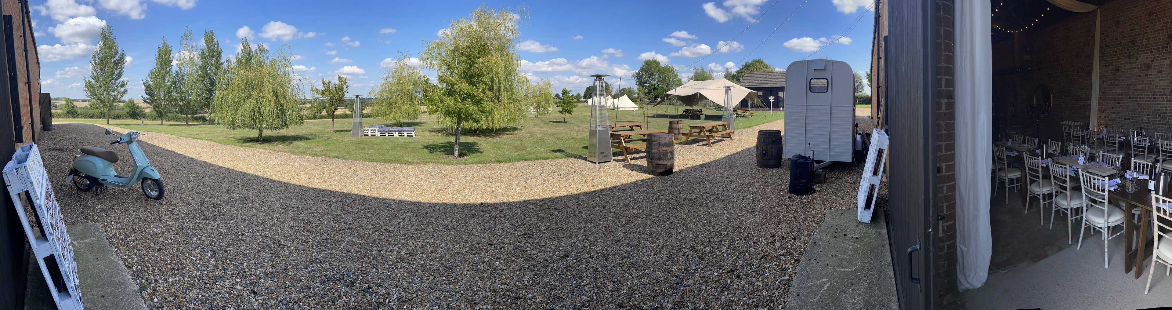Photo of Eastfields Farm Barns, Terrace And Lawn